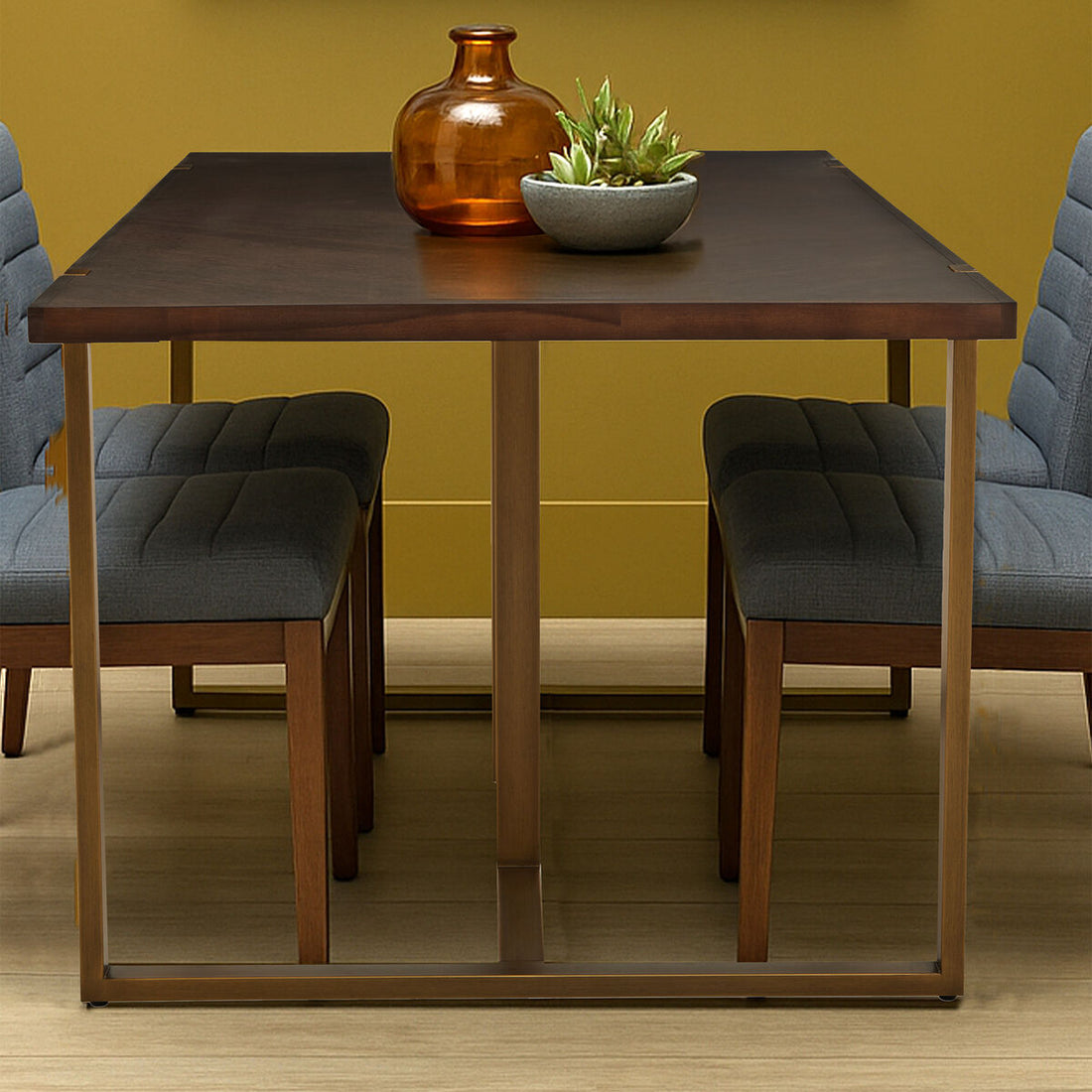 Brando Acacia Wood effect Dining Table