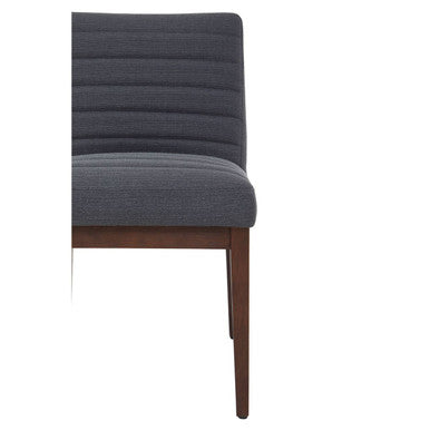 Brando Charcoal Grey Dining Chair with Oak Legs - Image 10