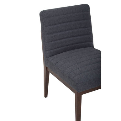 Brando Charcoal Grey Dining Chair with Oak Legs - Image 11