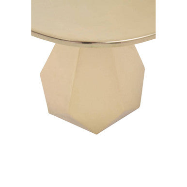 Amira Shiny Gold Side Table