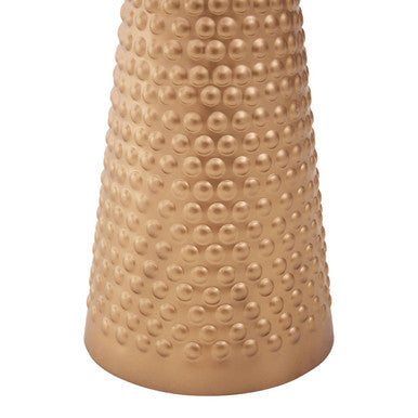 Amira White Top Gold Base Side Table