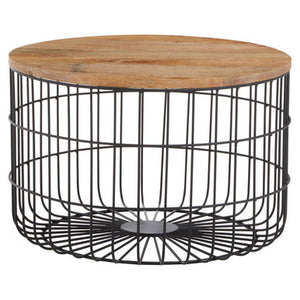 Pali Natural Mango Wood Side Table