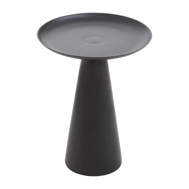 Pali Black Aluminium Round Side Table