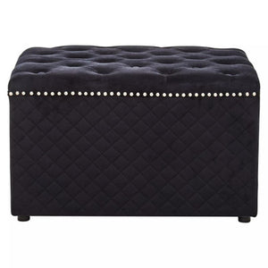 Zamora Velvet Ottoman