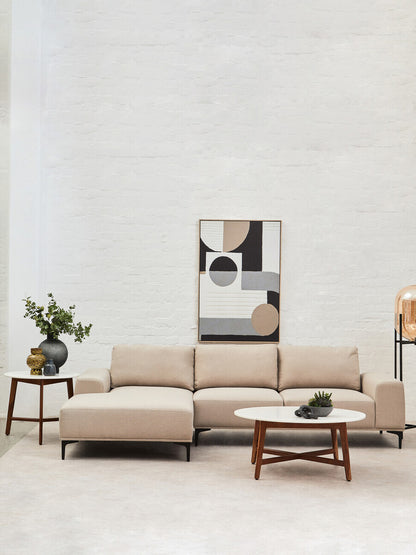 Myan White Marble Coffee Table