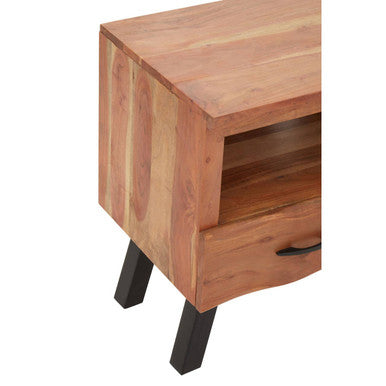 Nashik Three Drawer Acacia Wood Media Unit