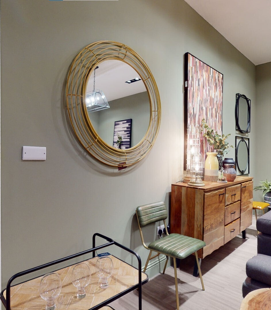 Nashik Large Acacia Wood Sideboard