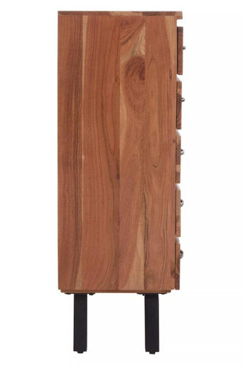 Nashik 9 Drawer Acacia Chest