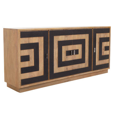 Salem 4 Door Mango Wood Sideboard - Image 3