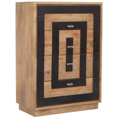 Salem Mango Wood Chest of 4 Drawers - Image 2