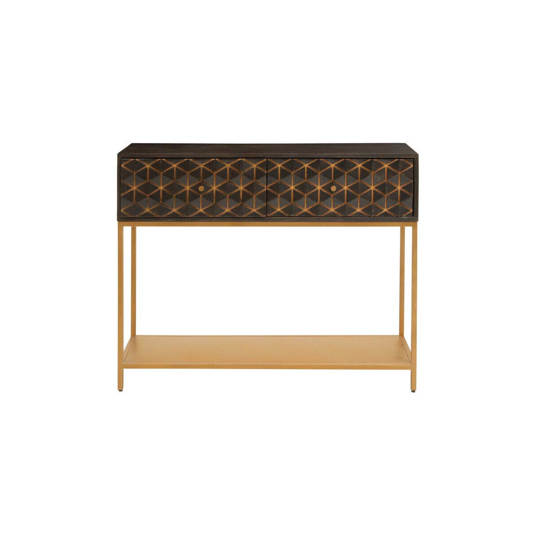 Patna Grey Mango Wood Console Table
