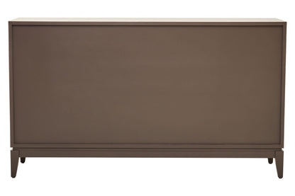Dimaro Antique Grey Elm Wood Veneer 4 Door Sideboard