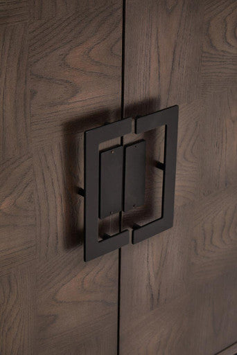 Dimaro Antique Grey Four Door Sideboard - Image 6