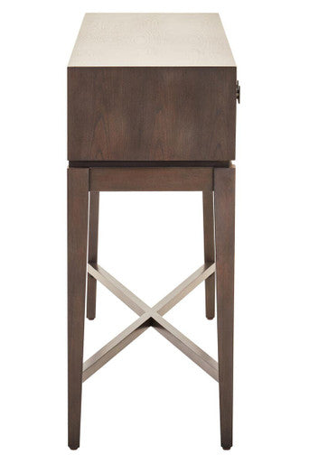 Dimaro Antique Grey Two Drawer Console Table