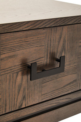 Dimaro Antique Grey One Drawer Side Table - Image 9