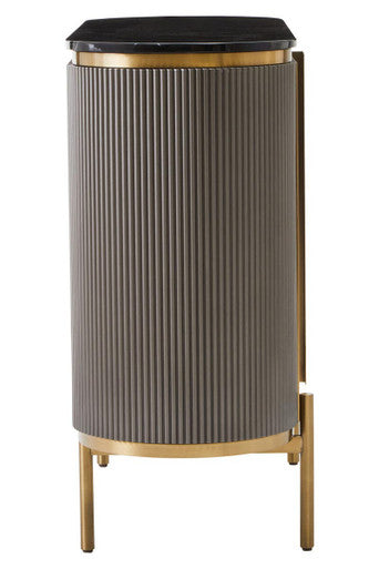 Dervio Two Door Marble Top Sideboard