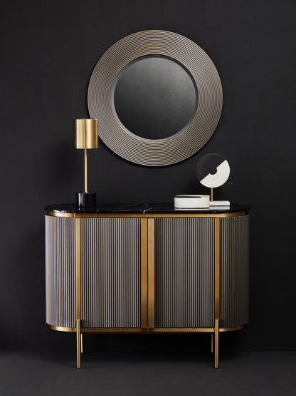 Dervio Two Door Marble Top Sideboard