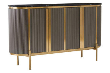Dervio Four Door Marble Top Sideboard