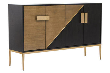 Davoli Black And Grey Sideboard