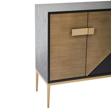 Davoli Black And Grey Sideboard - Image 11