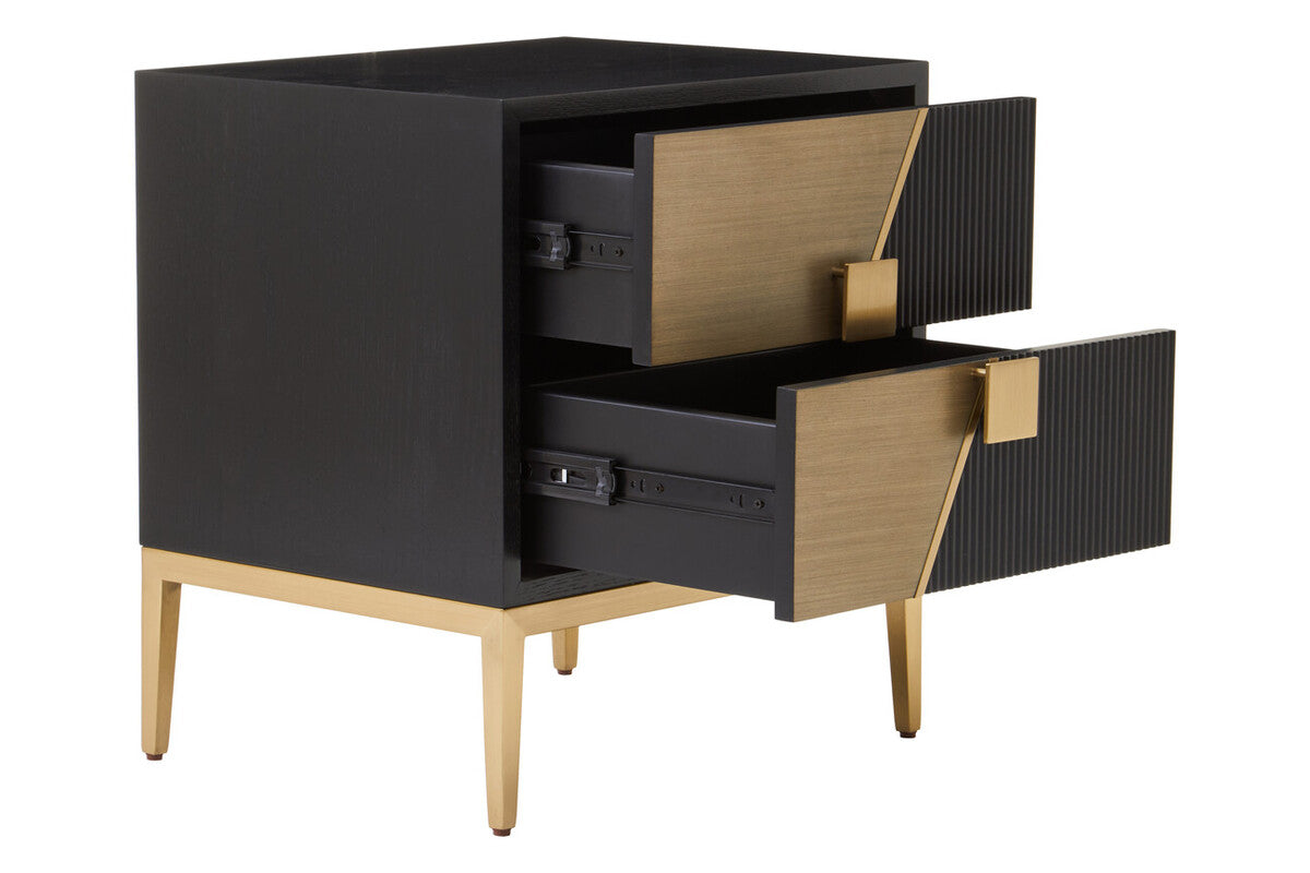 Davoli Two Drawer Side Table