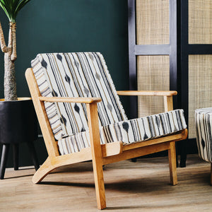 Armchair with Angular Arms | Cefena