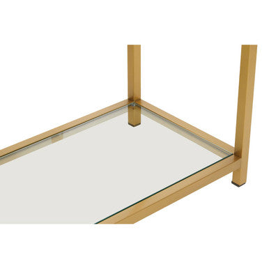 Vogue Matte Gold Console Table