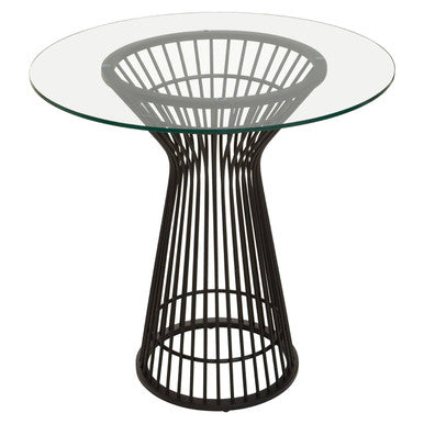 Vogue Round Matte Black Dining Table - Image 1