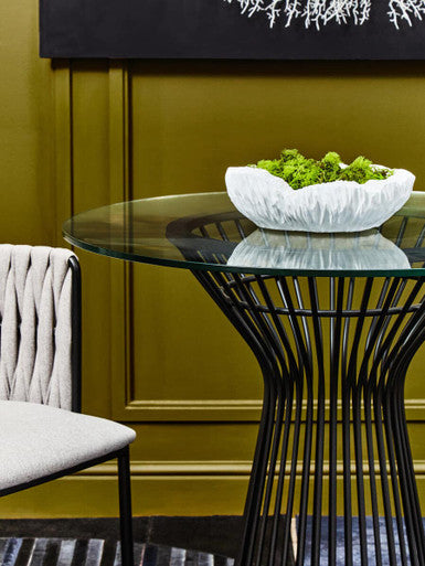 Vogue Round Matte Black Dining Table - Image 3