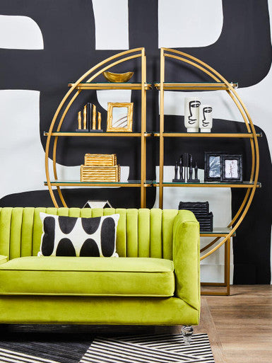 Vogue Left Half Moon Shelf Unit