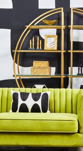 Vogue Left Half Moon Shelf Unit