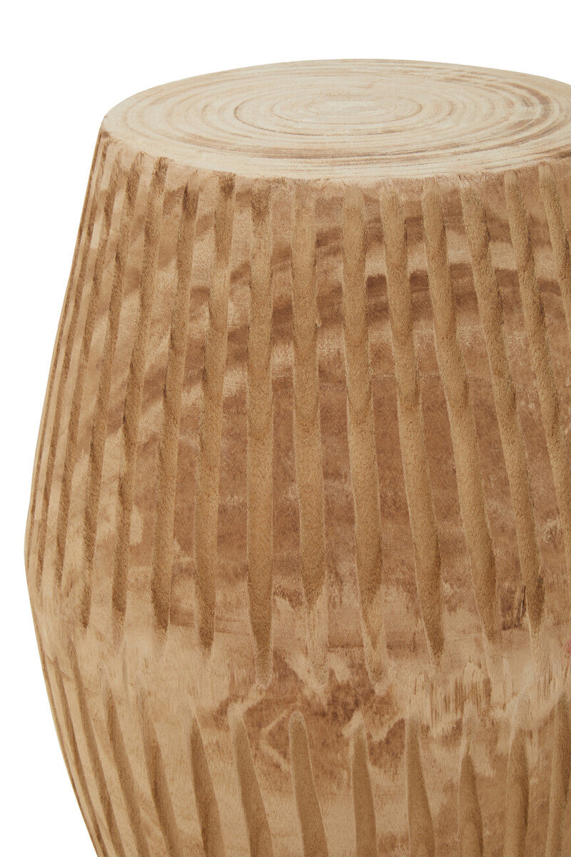 Arlo Natural Engraved Side Table - Image 7
