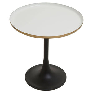 Corra Side Table With Column Base