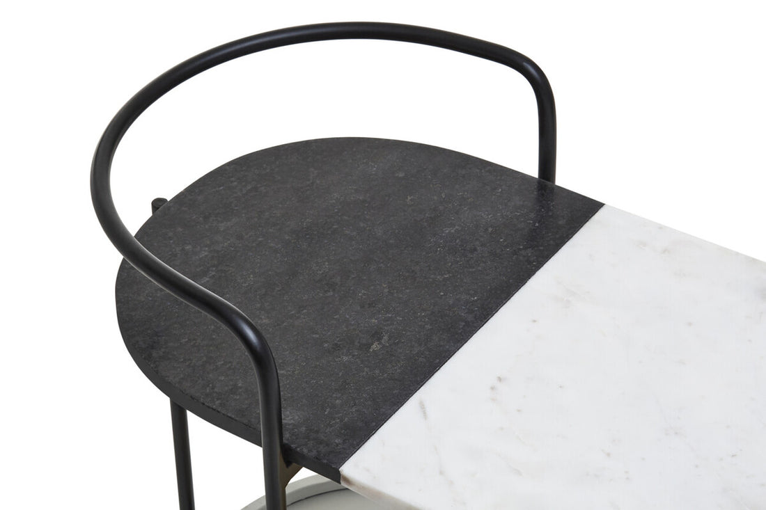 Corra 3 Tier Marble Trolley