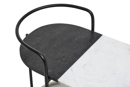 Corra 3 Tier Marble Trolley