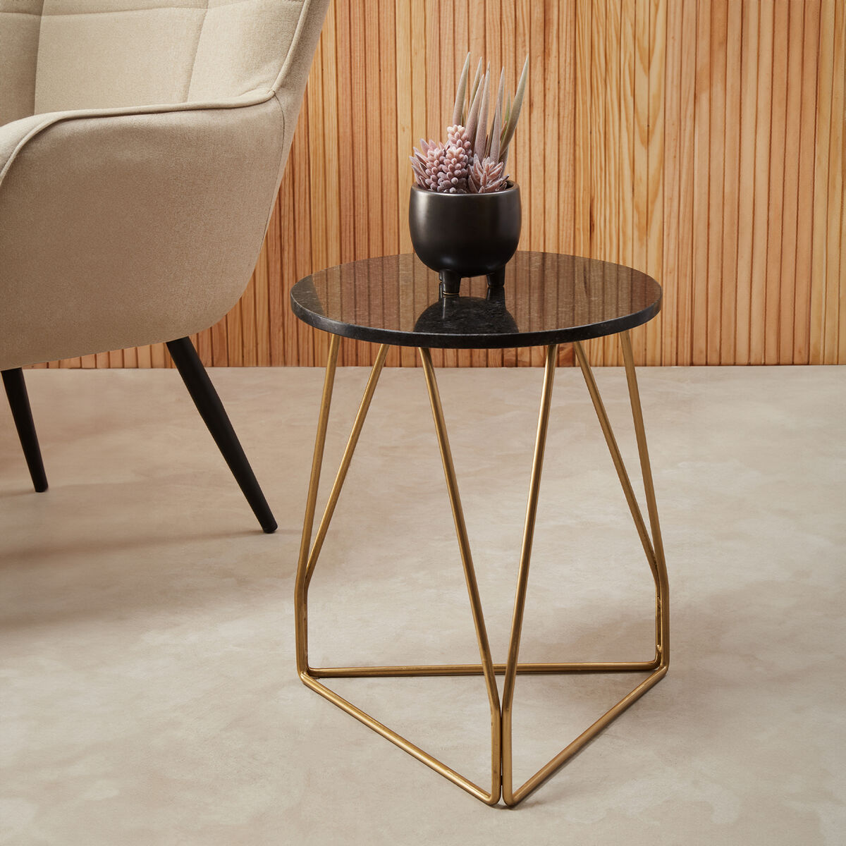 Shop Corra Side Table With Sledge Base from Orsina