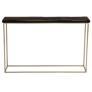 Aris Black And Gold Console Table