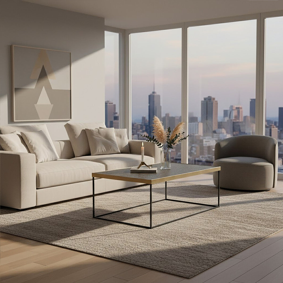 Akola Gold Coffee Table