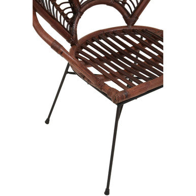 Manado Brown Natural Rattan Chair
