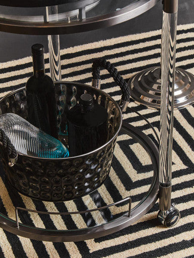 Oria Round 2 Tier Drinks Trolley - Image 4