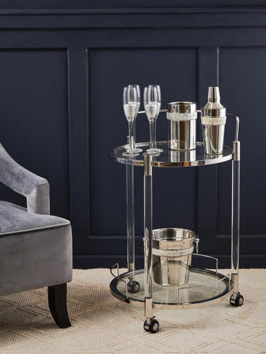 Oria Round 2 Tier Drinks Trolley - Image 6