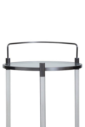 Oria Round 2 Tier Drinks Trolley - Image 9