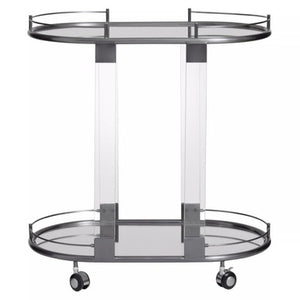 Oria Drinks Trolley in Metallic Frame