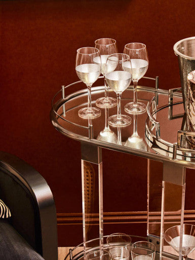 Oria Drinks Trolley in Metallic Frame - Image 7