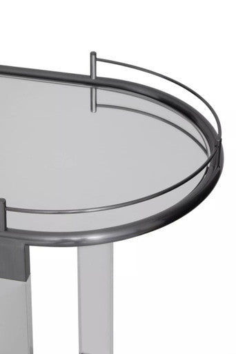 Oria Drinks Trolley in Metallic Frame - Image 9