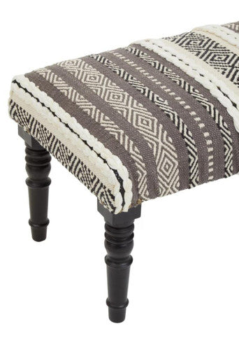 Cefena Grey And White Bench - Image 7