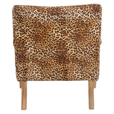 Cefena Leopard Print Chair