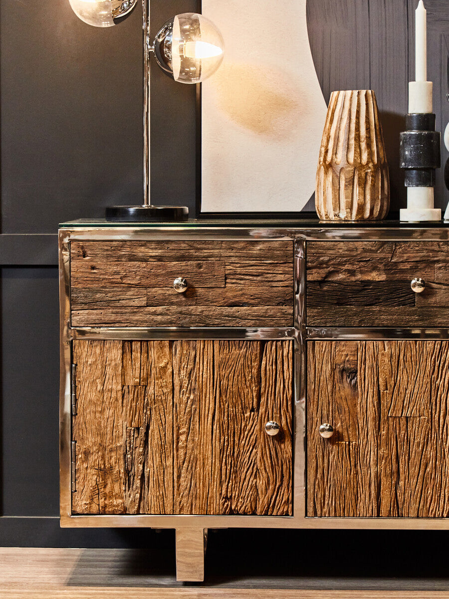 Kerala Natural Wood Sideboard - Image 8