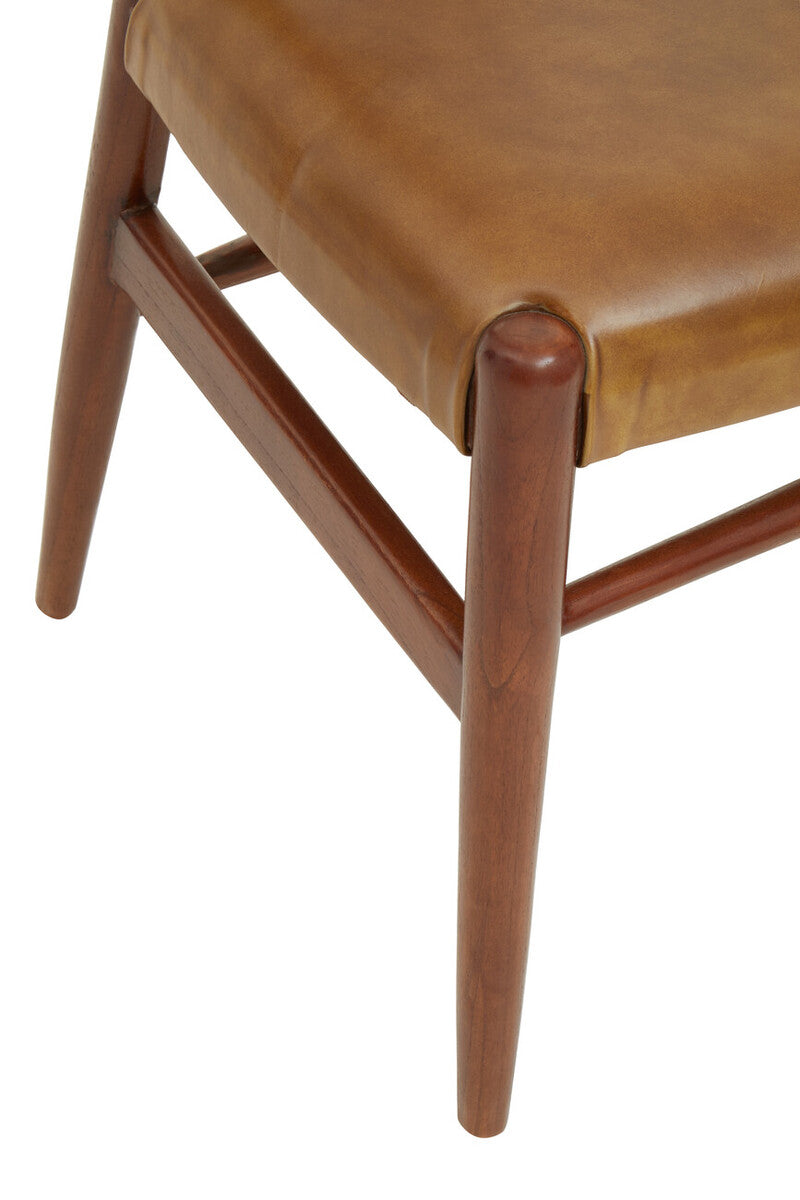 Kendari Cow Camel Leather Chair