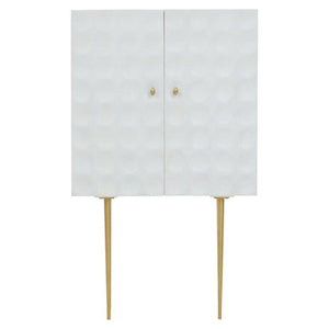 Satara Cream Finish Mango Wood Cabinet